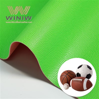 Muestra gratuita de cuero sintético PU para fabricante de materiales de fútbol